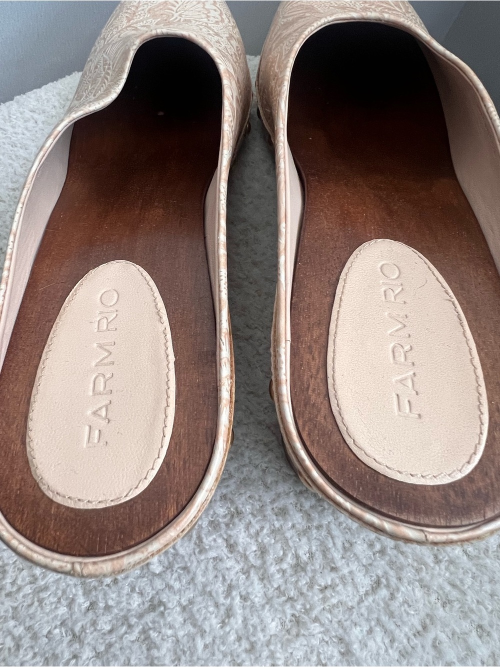 Farm Rio Embossed Clogs - Picture 5 of 6